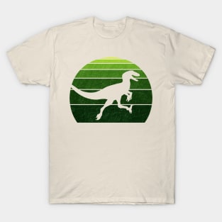 Raptor Retro Dino Shirt Gift T-Shirt